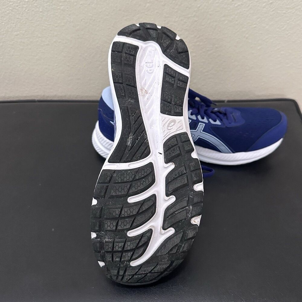 Asics Gel-Contend 8 Running Shoes Blue Womens 9  1012B320 Cushion Sneakers EUC - Picture 9 of 10